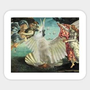 Birth of a Cockatoo Sticker